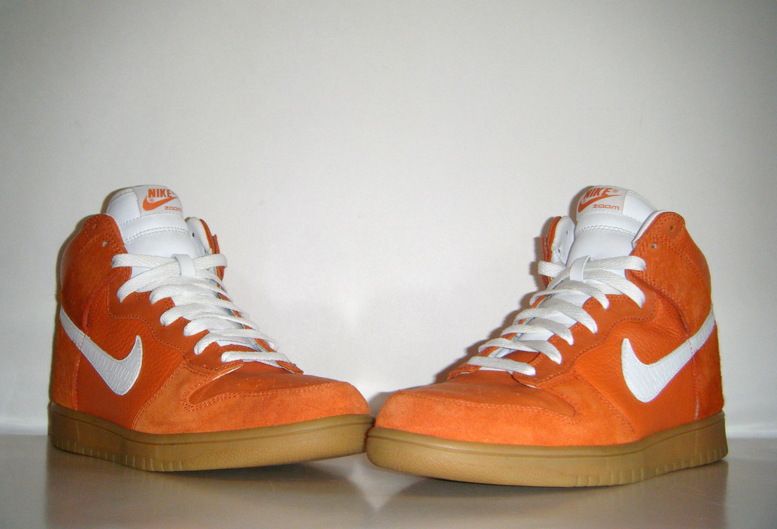 Nike Dunk High Premium Orange Horsehair Sample 05