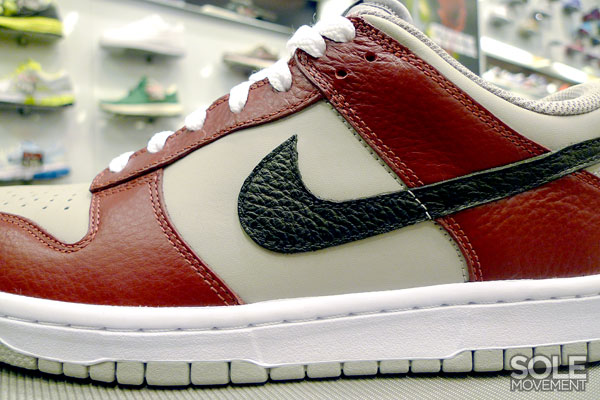 Nike Dunk Low - Medium Grey - Black - Team Red