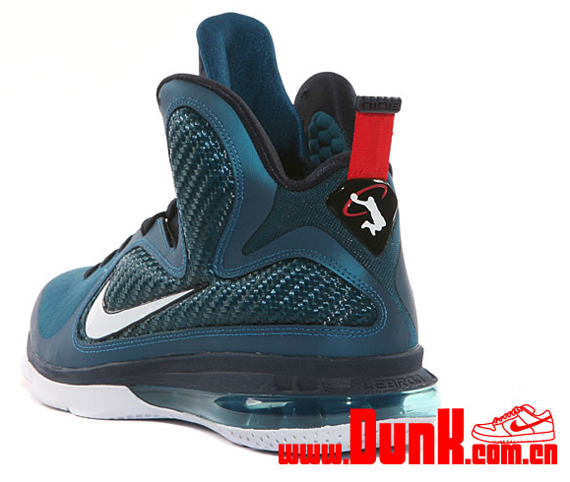 Nike Lebron 9 Green Abyss Obsidian Light Blue Heather 5