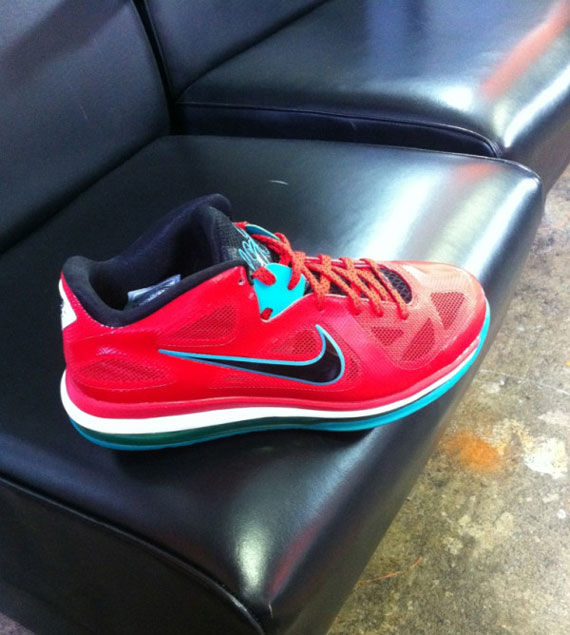 Nike Lebron 9 Low Red Teal Black 2