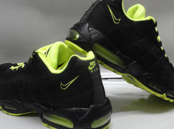 Nike Air Max 95 – Black – Volt – White | Available
