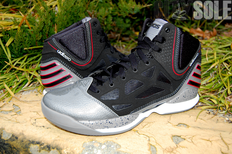 Adidas Adizero Rose 2.5 Lead Black Scarlet 2