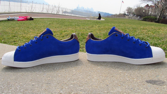 Adidas Originals Superstar 80s Clean Deep Blue 1