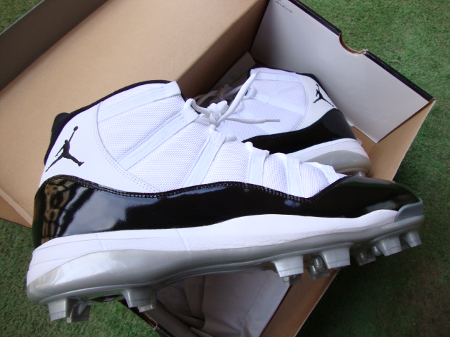 Air Jordan Xi Conord Cc Sabathia Pe Cleats 04