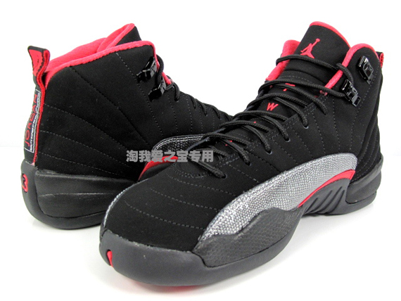 Air Jordan Xii Black Siren Red 6