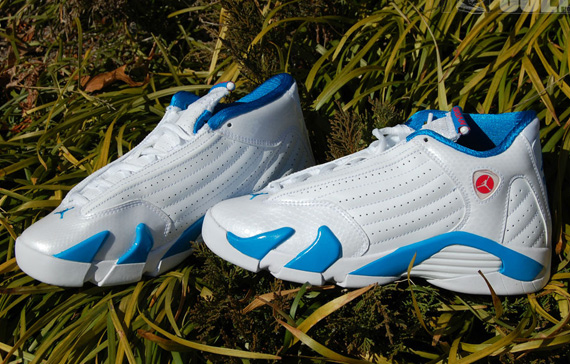 Air Jordan Xiv Gs White Siren Red Neptune Blue 1