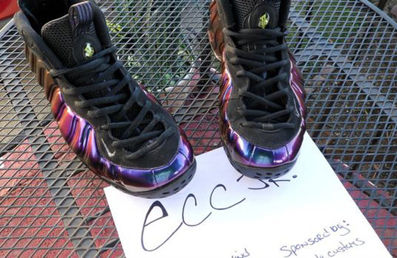 Nike Air Foamposite One Invisibility Cloak Customs 6