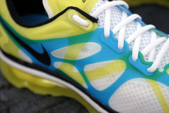 Nike Air Max+ 2012 - White - Volt - Spark Blue