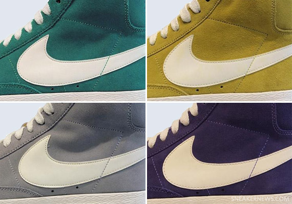 Nike Blazer High Suede VNTG - April 2012 Colorways