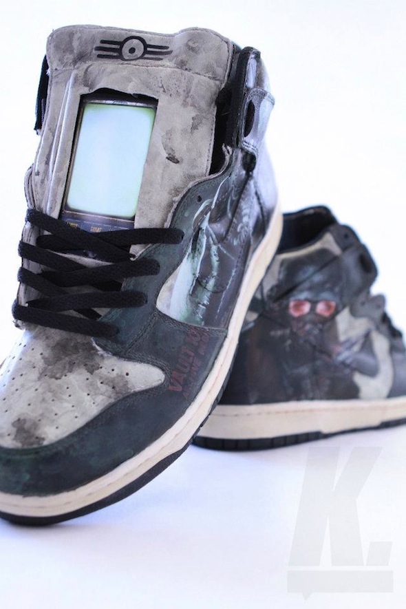 Nike Dunk High Custom Vault Dweller By Jacob Patterson 9
