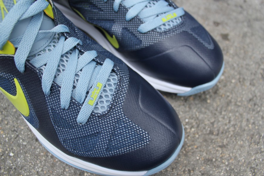 Nike Lebron 9 Low Obsidian Cyber Blue Grey 5