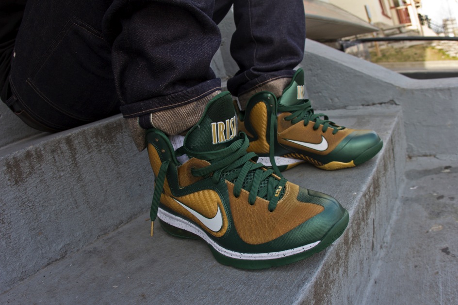 Nike Lebron 9 Svsm Away On Feet 2