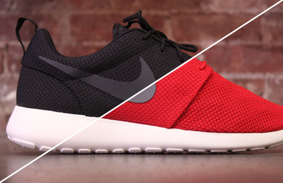 Nike Roshe Run - Black + Red | Available