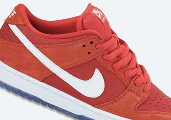 Nike SB Dunk Low - Red - White - Ice