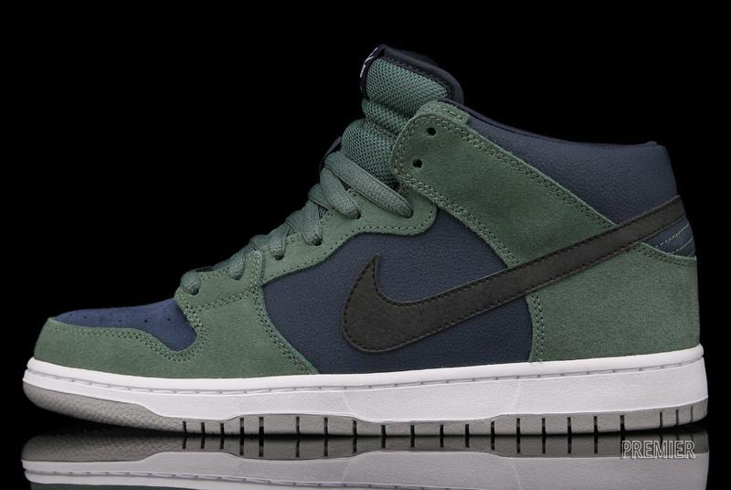 Nike Sb Dunk Mid Pro Nori Black Lava White 1