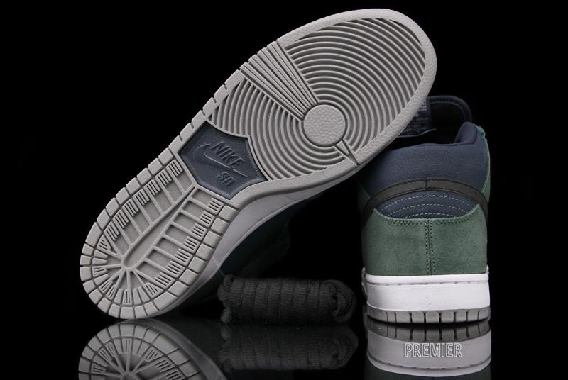 Nike Sb Dunk Mid Pro Nori Black Lava White 3