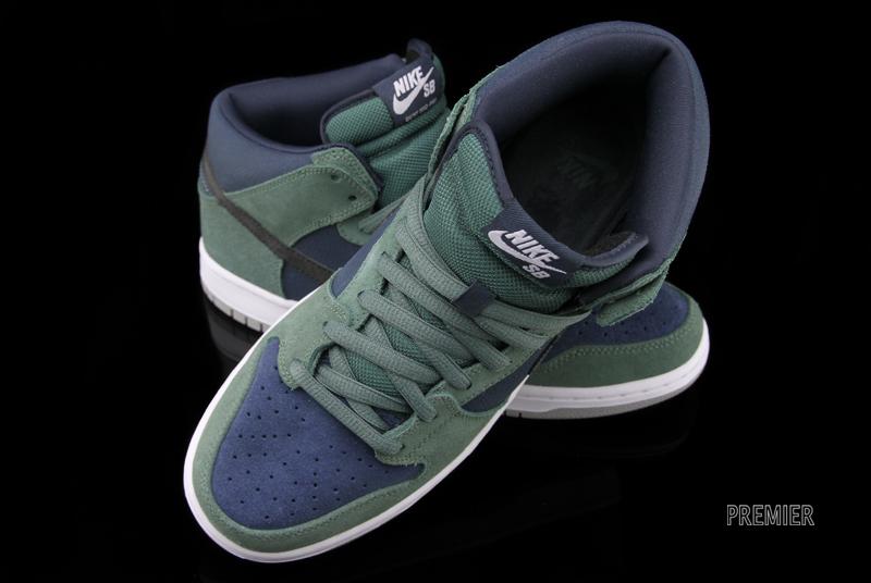 Nike Sb Dunk Mid Pro Nori Black Lava White 6