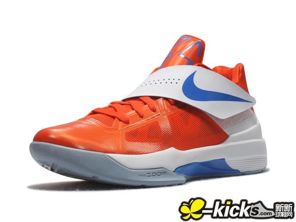 Nike Zoom Kd Iv Team Orange White Photo Blue 3