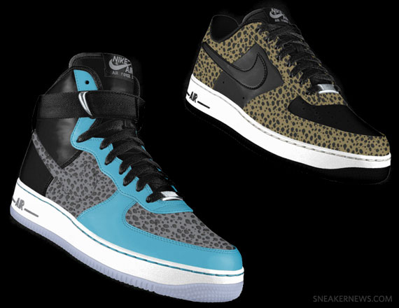 Nike Air Force 1 iD - Safari Options Available