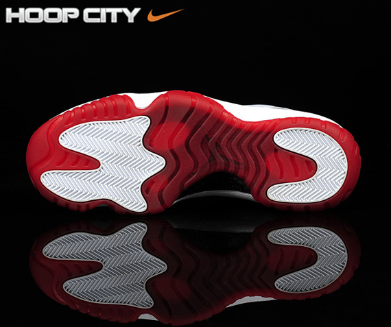 Air Jordan Xi Low White Varsity Red Black Hoopcity 3