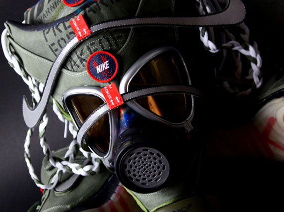 Nike Dunk High ‘Galaxy’ Gas Mask By Freehand Profit