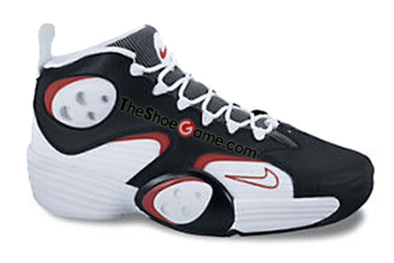 Nike Air Flight One - White - Black - Wolf Grey - Red