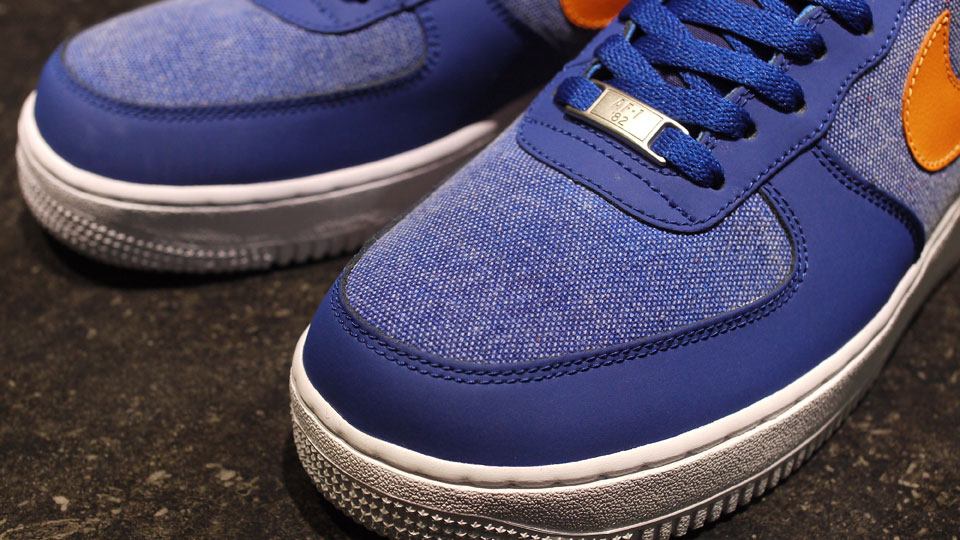 Nike Air Force 1 Low Storm Blue White Vivid Orange 5