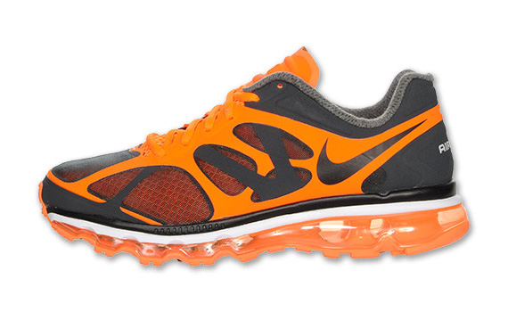 Nike Air Max 2012 Anthracite Total Orange White Black 4