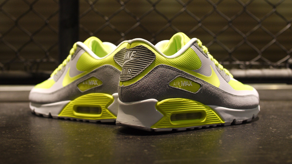 Nike Air Max 90 Hyperfuse Premium Volt Wolf Grey White 2