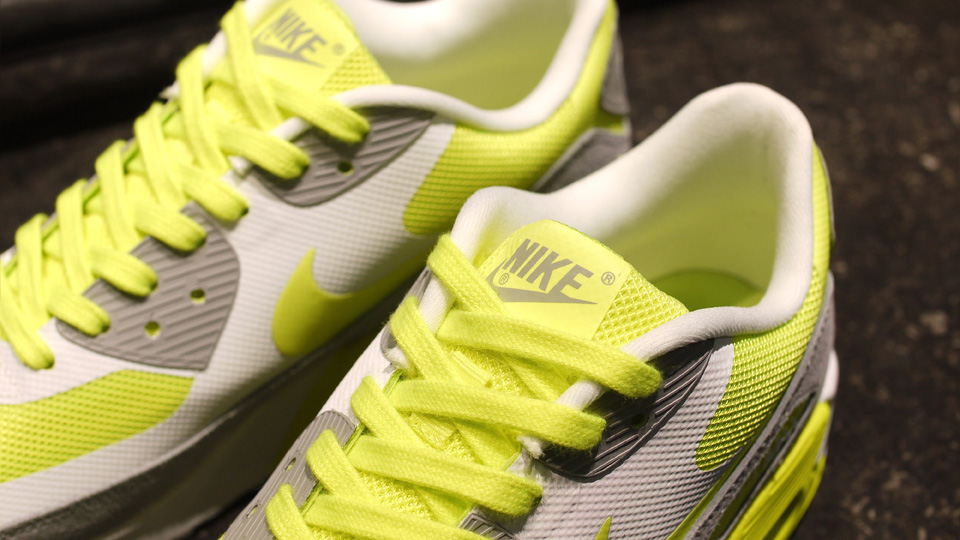 Nike Air Max 90 Hyperfuse Premium Volt Wolf Grey White 3