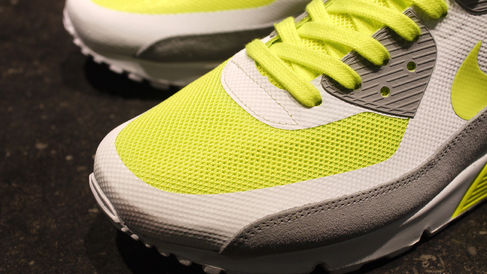 Nike Air Max 90 Hyperfuse Premium Volt Wolf Grey White 5