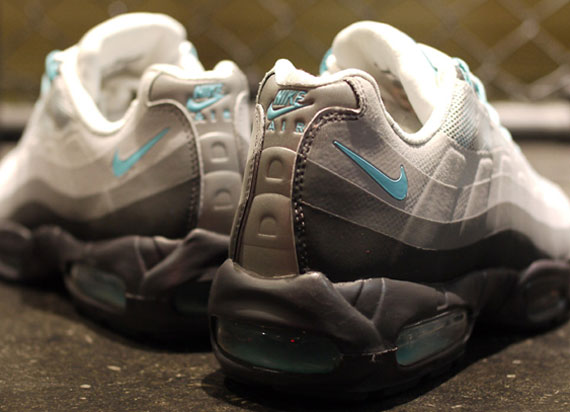 Nike Air Max 95 No-Sew - Grey - Black - Sax Blue