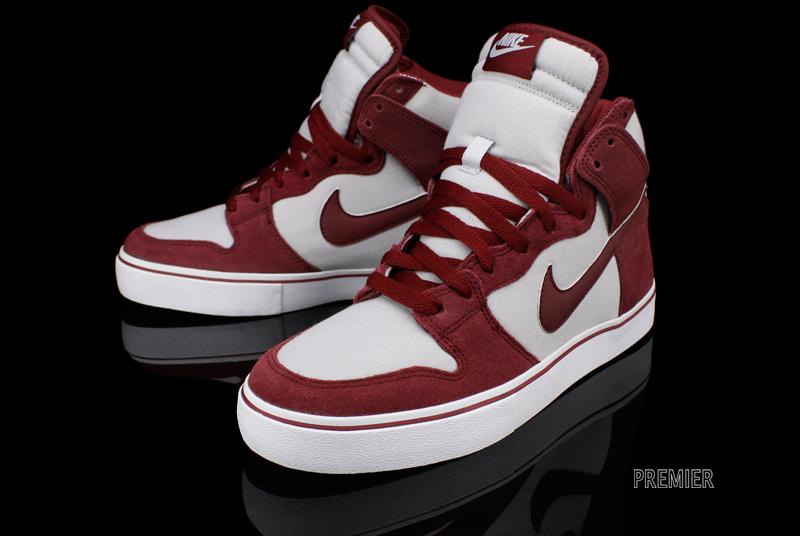 Nike Dunk High Lr Team Red Metallic Platinum 2