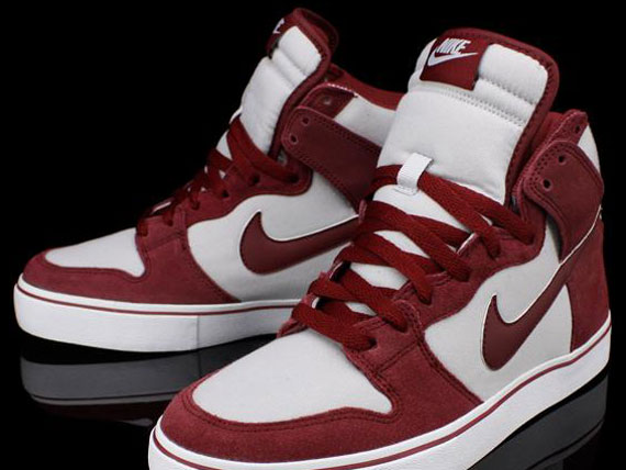 Nike Dunk High LR - Team Red - Metallic Platinum