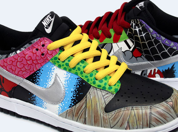 Nike Dunk Low 'What the Sekure?' Customs by Sekure D