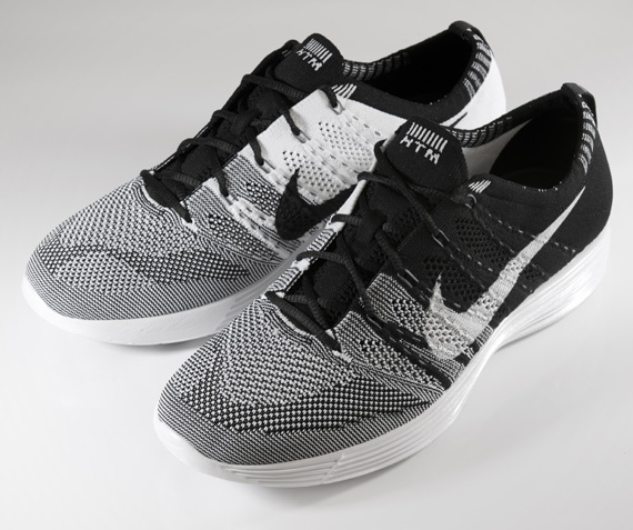Nike Htm Flyknit Trainer White Black 1