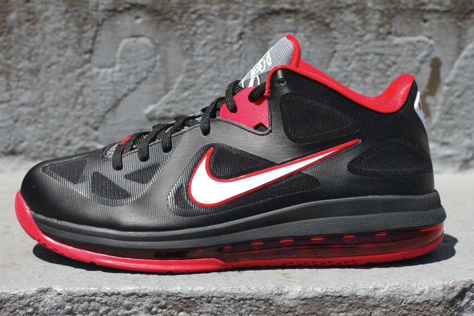 Nike Lebron 9 Low Black White Sport Red Available 03