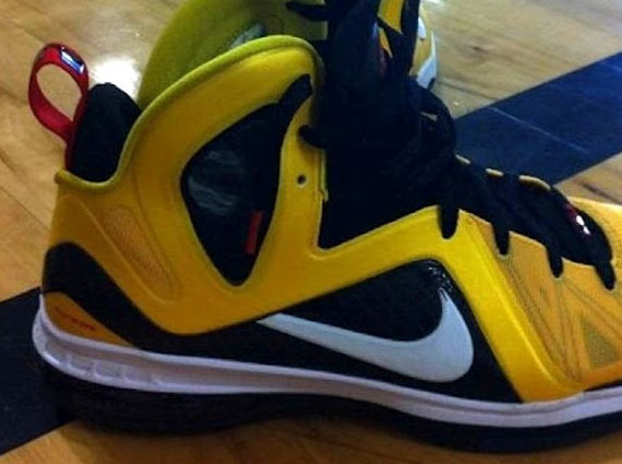 Nike Lebron 9 Ps Elite Varsity Maize Black White 2