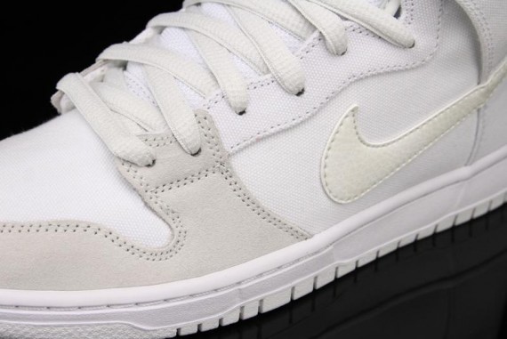 Nike SB Dunk High – White – Metallic Summit | Available