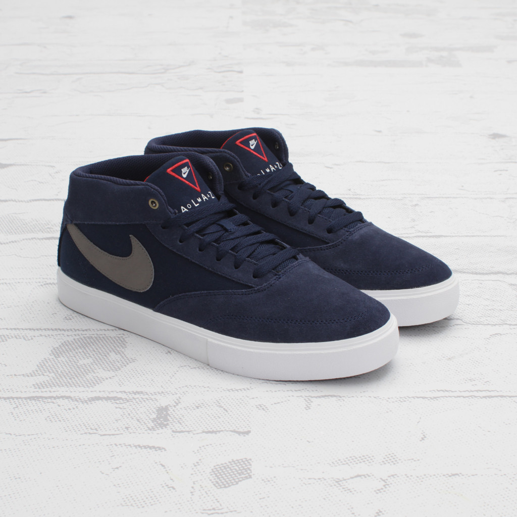 Nike Sb Omar Salazar Lr Midnight Navy Metallic Pewter 2