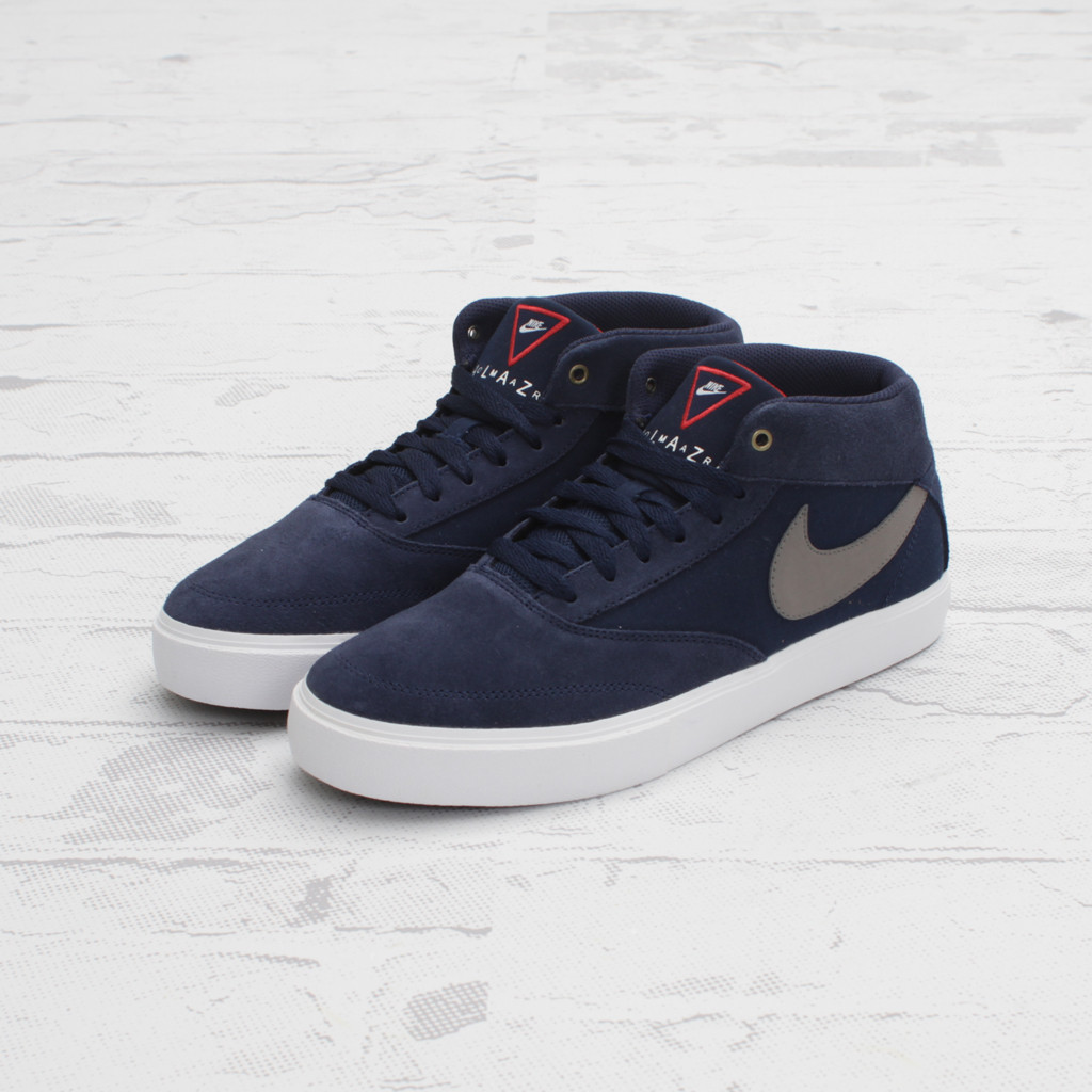Nike Sb Omar Salazar Lr Midnight Navy Metallic Pewter 4
