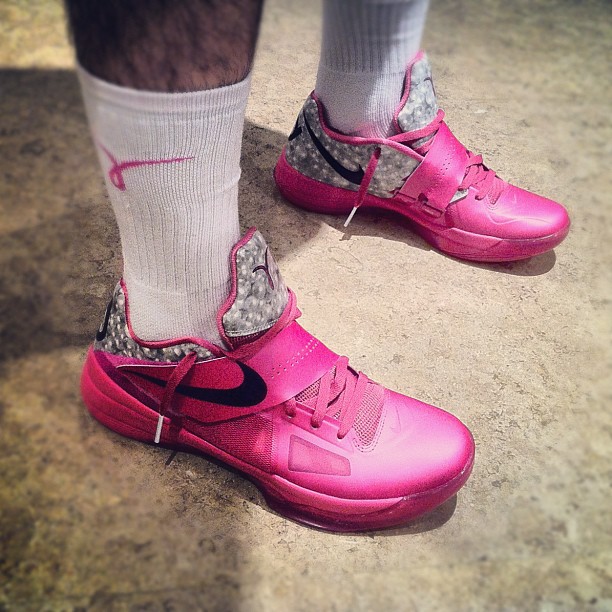 Nike Zoom Kd Iv Aunt Pearl Think Pink 1