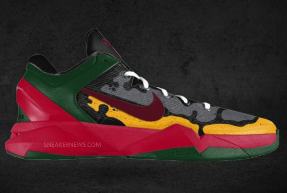 Nike Zoom Kobe Vii Id Poison Dart Frog Options Available 1
