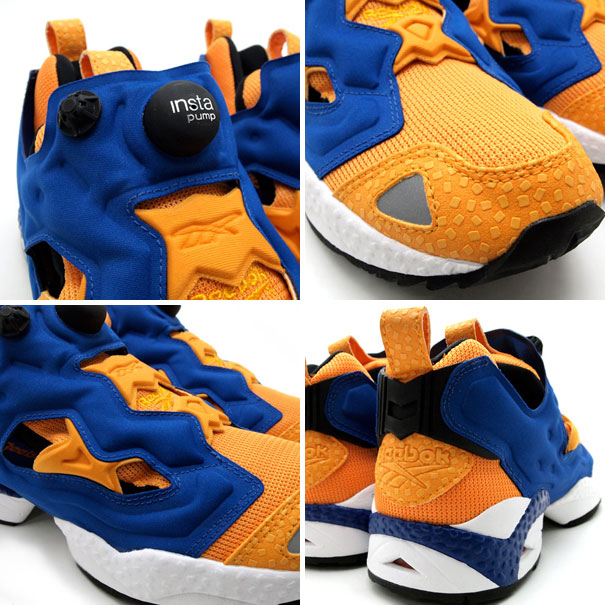 Reebok Insta Pump Fury Orange Blue 3