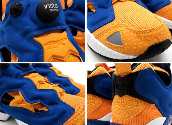 Reebok Insta Pump Fury - Orange - Blue