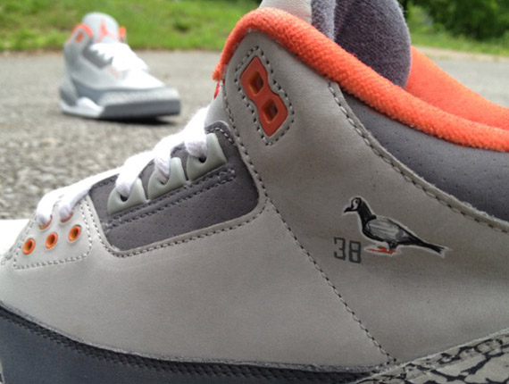 Air Jordan III 'Pigeon' Custom by Mache