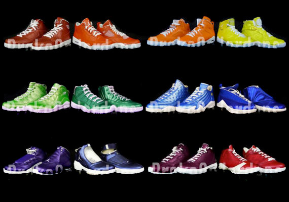 Air Jordan Rainbow Pack1