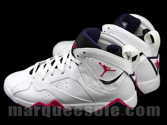 Air Jordan Vii Gs White Purple Pink 6