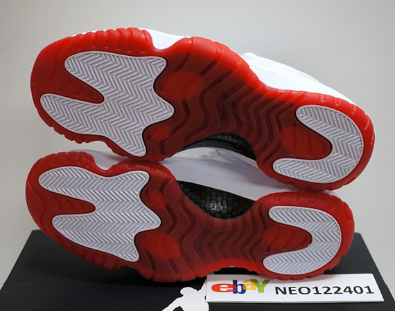 Air Jordan Xi White Red Low Rr 6