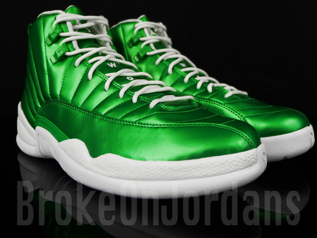 Air Jordan Xii Retro Metallic Green Sample 6
